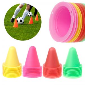 Fútbol Marker Cones Entrenamiento Equipment 10 Pcs