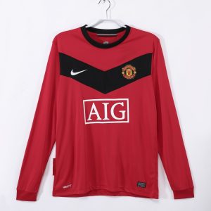 Manchester United 2009-10 Camiseta local de manga larga
