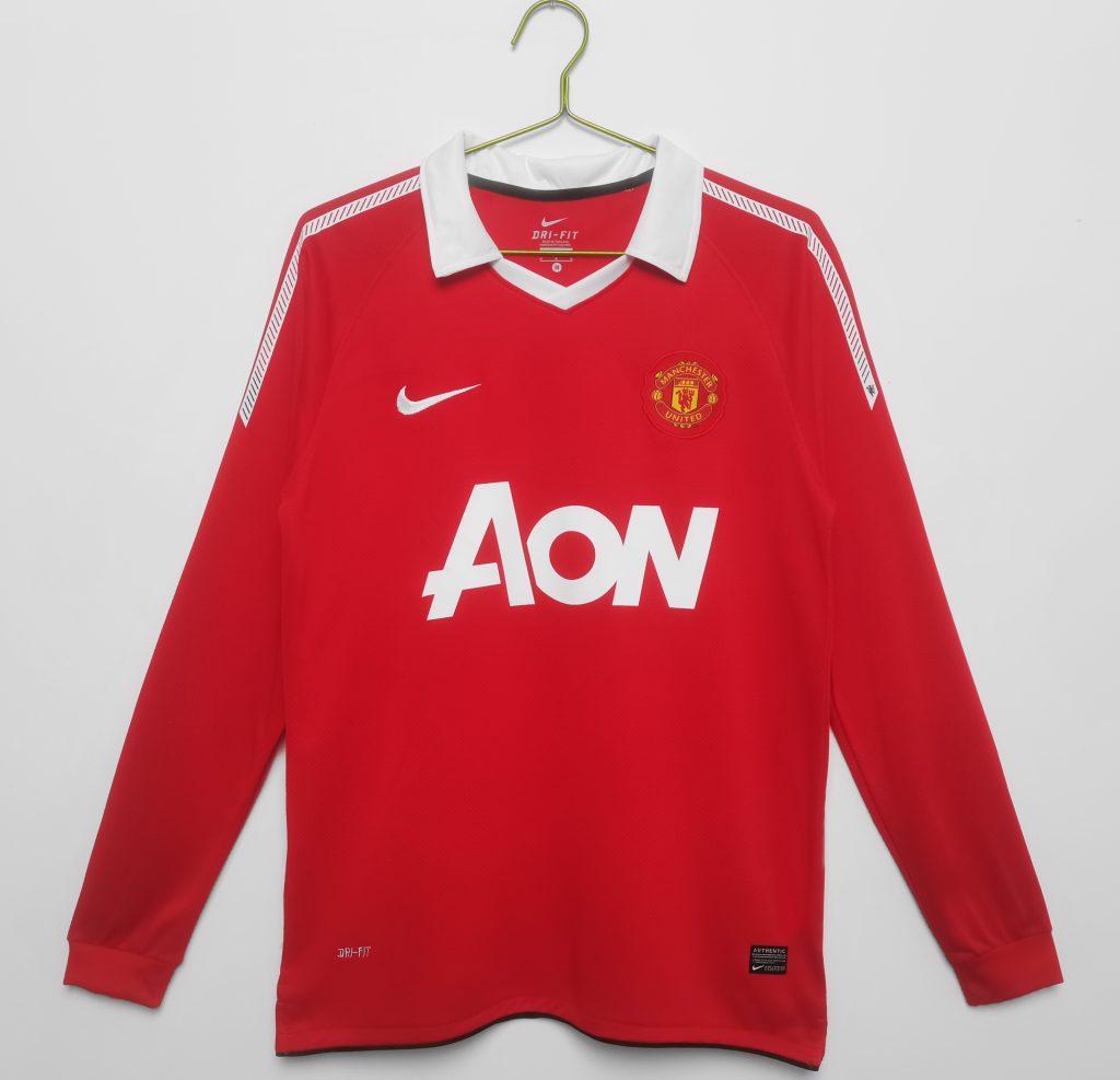 Manchester United 2010-11 Camiseta local de manga larga