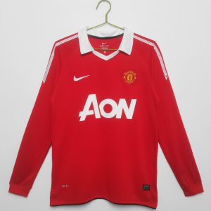 Manchester United 2010-11 Camiseta local de manga larga