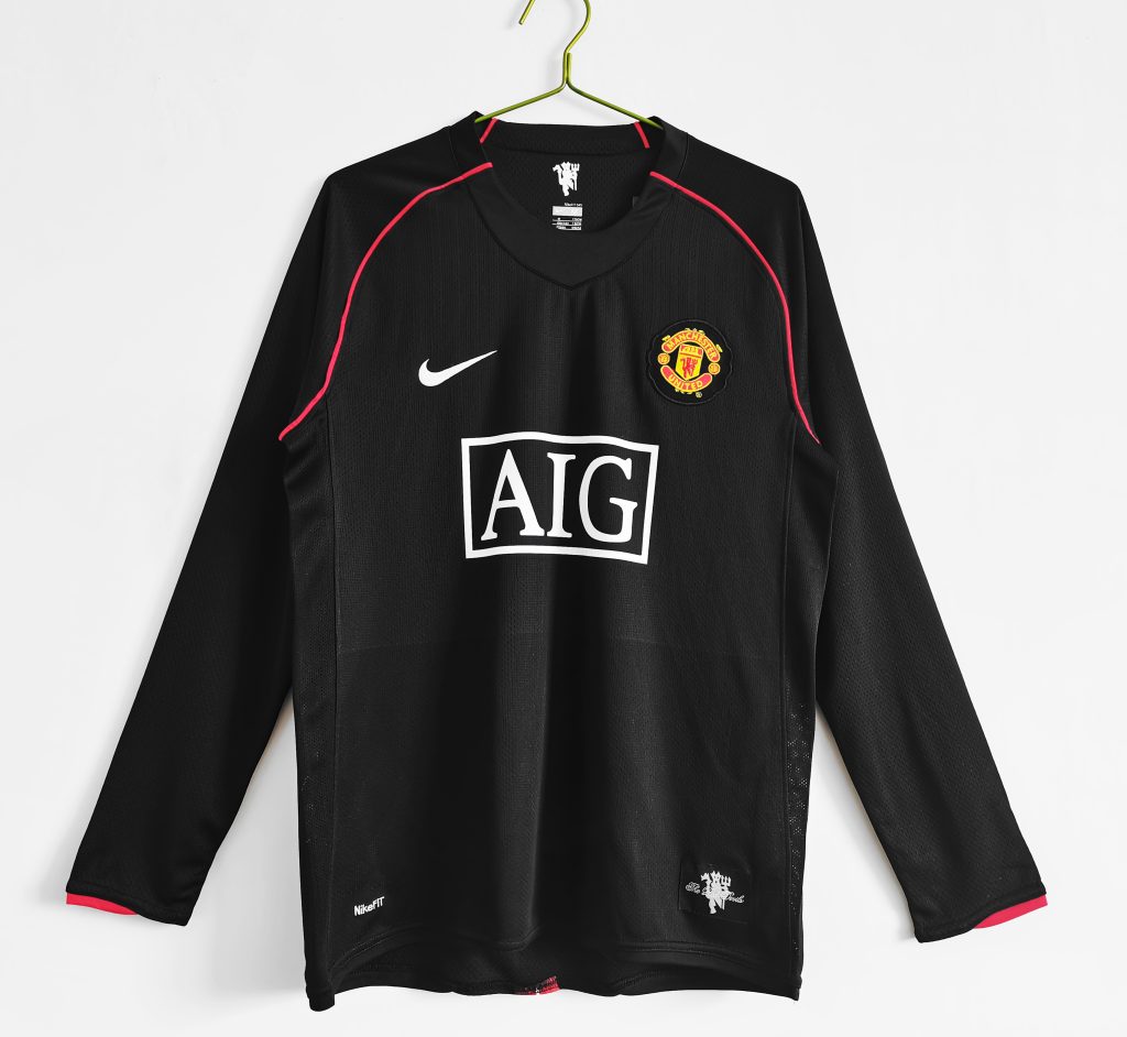Manchester United 2007-08 Camiseta visitante de manga larga