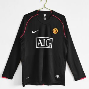 Manchester United 2007-08 Camiseta visitante de manga larga