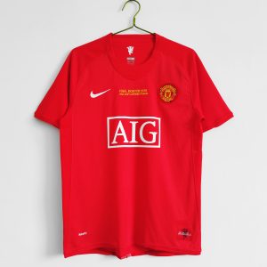 Manchester United 2007-08 Local UCL Camiseta
