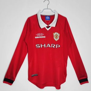 Manchester United 1999-00 Camiseta local de manga larga