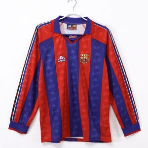 Barcelona 1995-97 Camiseta local de manga larga