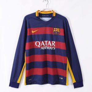 Barcelona 2015-16 Camiseta local de manga larga