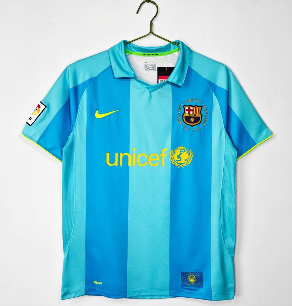 Barcelona 2007-08 Camiseta visitante