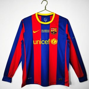 Barcelona 2010-11 Camiseta local de manga larga
