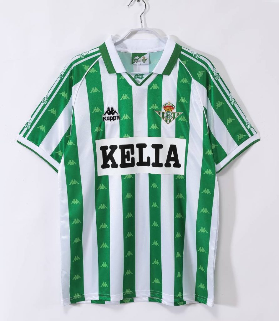 Real Betis 1995-97 Local Chest-advertised version Camiseta