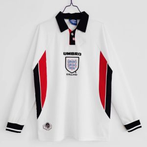 Inglaterra 1998 Camiseta local de manga larga