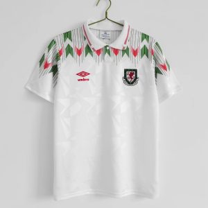 Gales 1990-92 Camiseta visitante