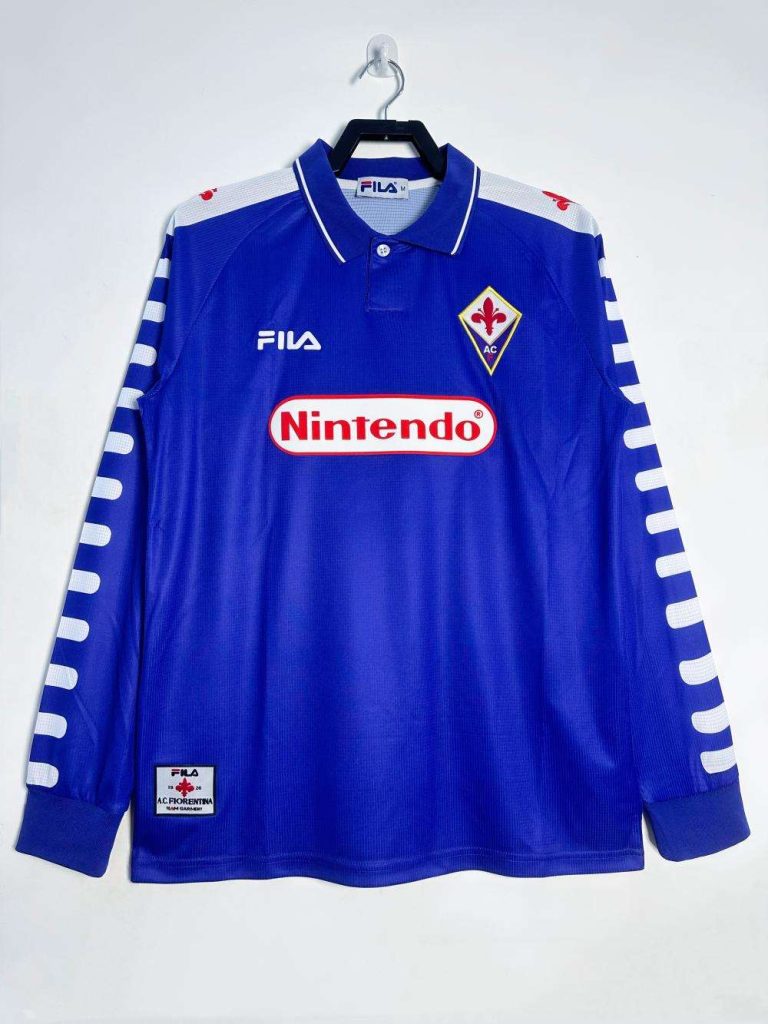 Fiorentina 1998-99 Camiseta local de manga larga