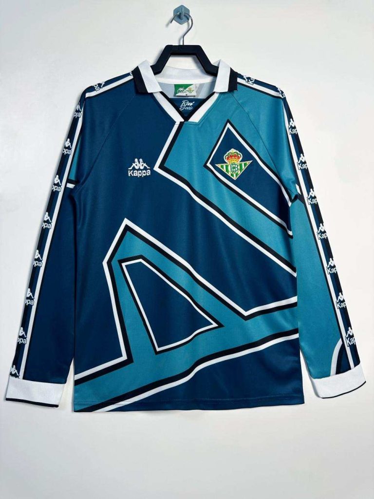 Real Betis 1995-97 Camiseta visitante de manga larga