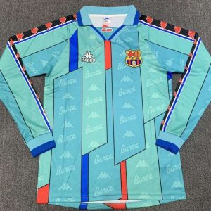 Barcelona 1996-97 Camiseta visitante de manga larga