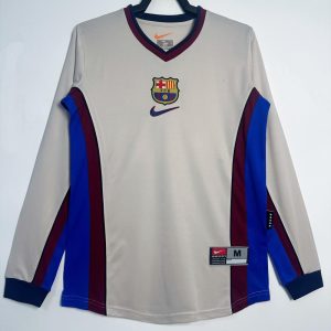 Barcelona 1998-99 Camiseta visitante de manga larga