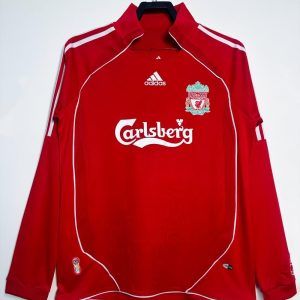 Liverpool 2006-08 Camiseta local de manga larga