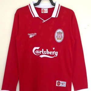 Liverpool 1996-97 Camiseta local de manga larga