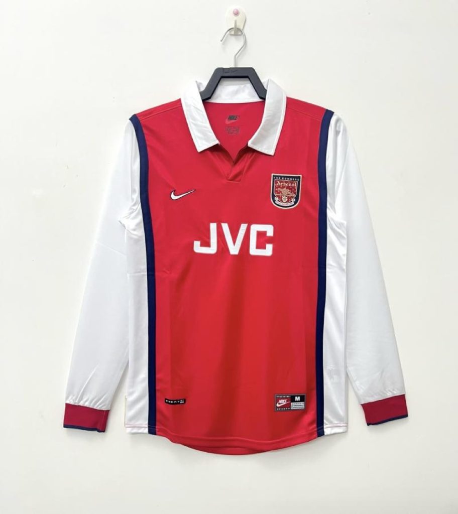 Arsenal 1998-99 Camiseta local de manga larga