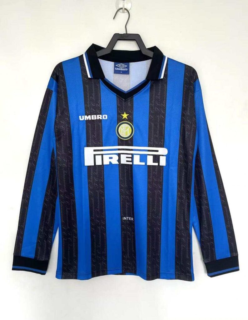 Inter Milan 1997-98 Camiseta local de manga larga