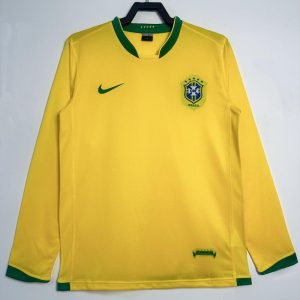 Brasil 2006 Camiseta local de manga larga