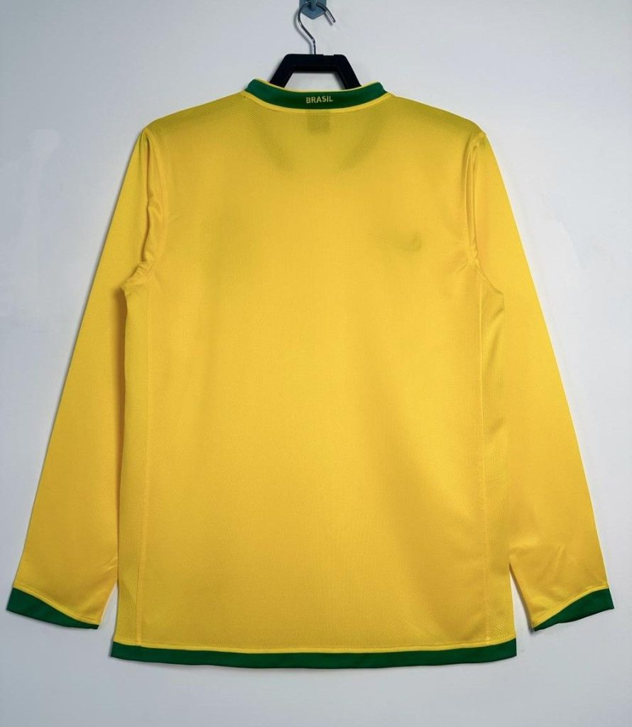 Brasil 2006 Camiseta local de manga larga