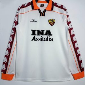 Roma 1998-99 Camiseta visitante de manga larga