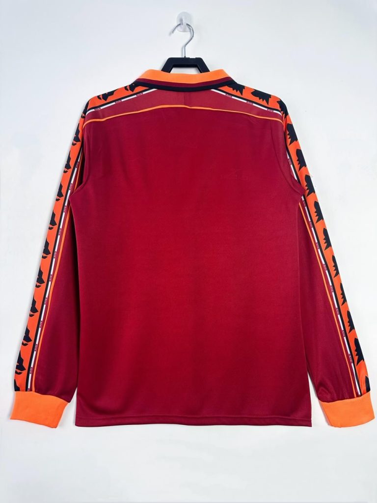 Roma 1998-99 Camiseta local de manga larga