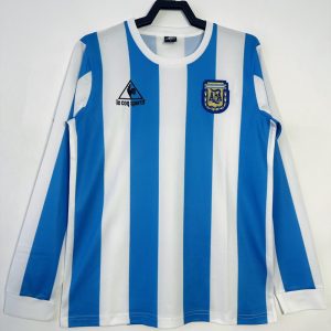 Argentina 1986 Camiseta local de manga larga