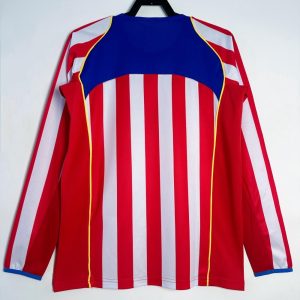 Atlético Madrid 2004-05 Camiseta local de manga larga