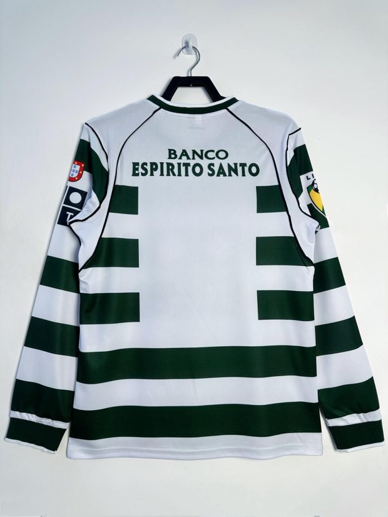 Sporting CP Lisbon 2001-03 Camiseta local de manga larga