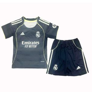 niños Real Madrid 2025-26 Visitante Kit