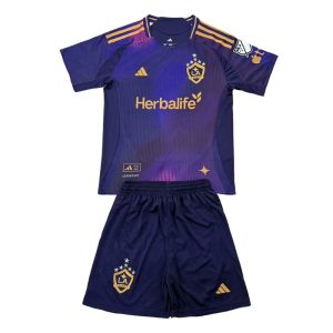 niños LA Galaxy 2025-26 Visitante Kit