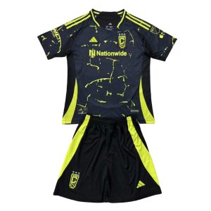 niños Columbus Crew 2025-26 Visitante Kit