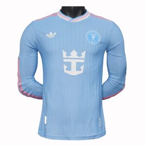 Inter Miami 2025 Tercera camiseta versión jugador de manga larga
