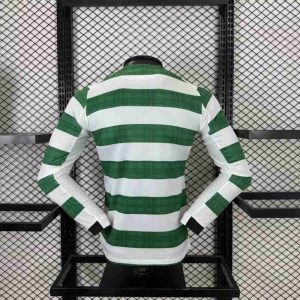 Celtic 2025-26 Camiseta local versión jugador de manga larga
