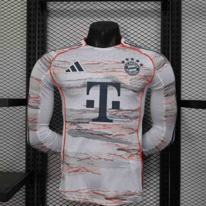 Bayern Munich 2025-26 Camiseta visitante versión jugador de manga larga