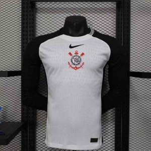 Corinthians 2025-26 Camiseta local versión jugador de manga larga