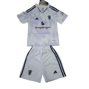 niños Manchester United 2025-26 Visitante Kit