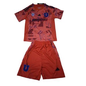 niños Universidad de Chile 2025 Visitante Kit