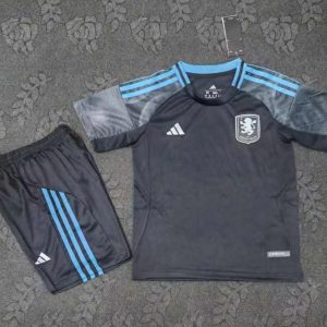 KidsAston Villa 2025-26 Visitante Kit