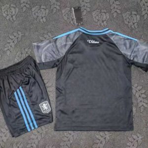 KidsAston Villa 2025-26 Visitante Kit