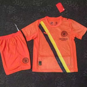 niños Manchester City 2025-26 Portero Kit