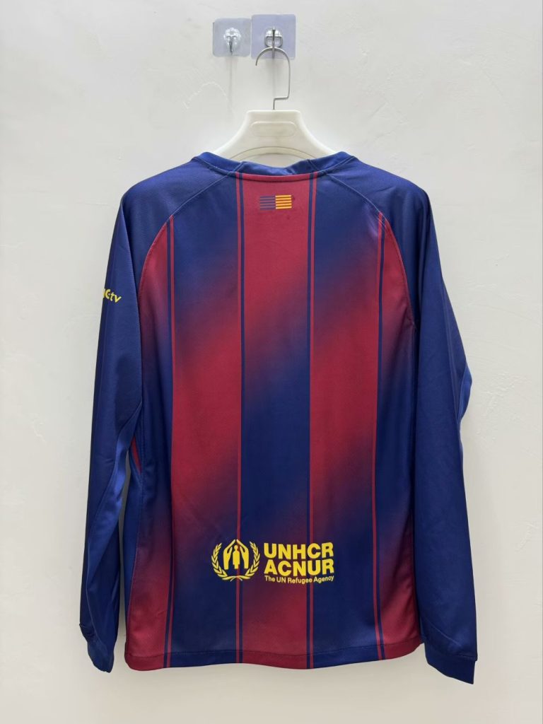 Barcelona 2025-26 Camiseta local de manga larga