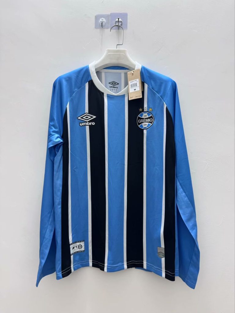 Grêmio 2025-26 Camiseta local de manga larga