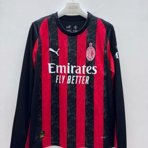 AC Milan 2025-26 Camiseta local de manga larga