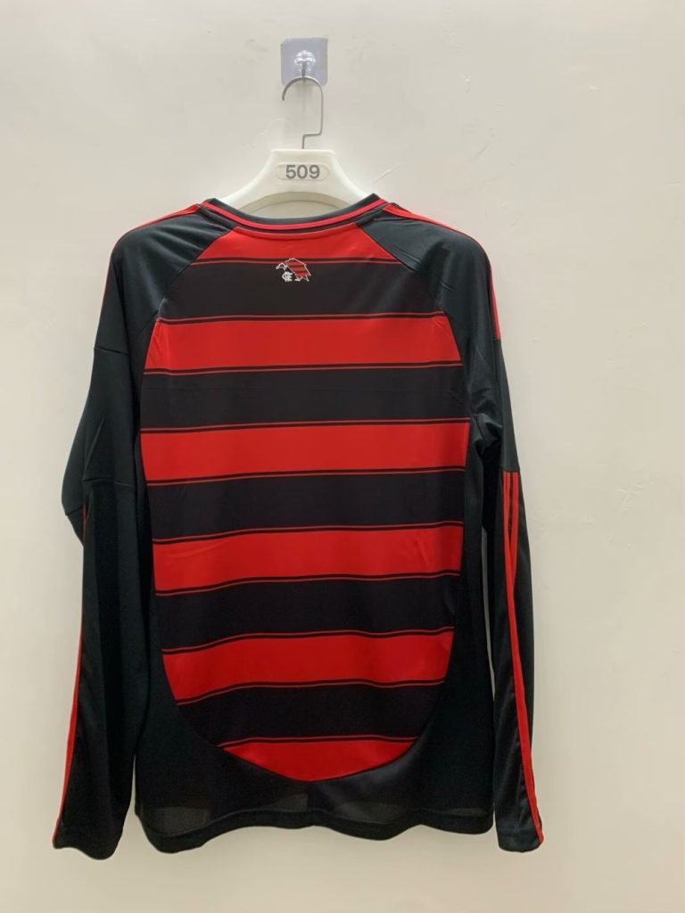 Flamengo 2025-26 Camiseta local de manga larga