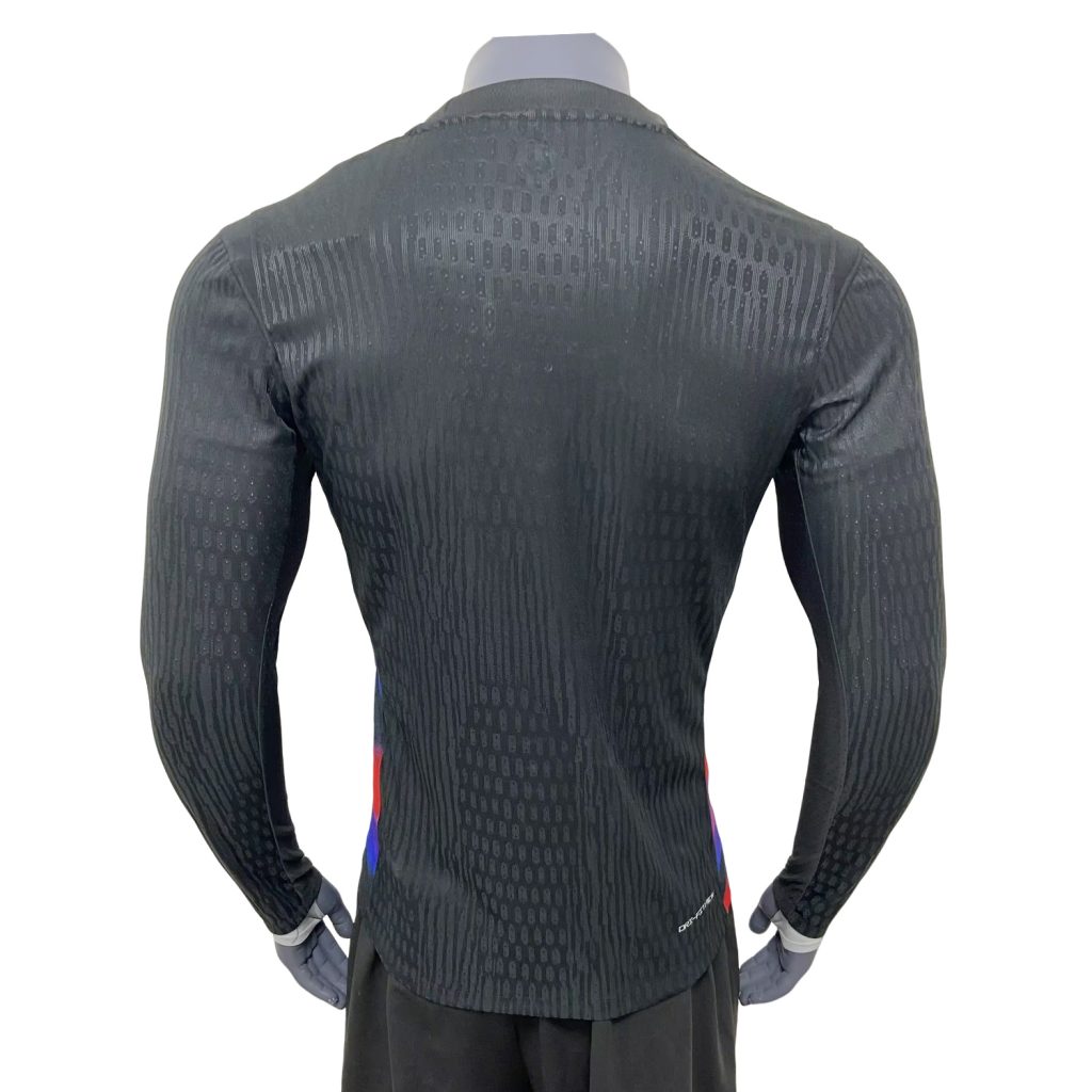 Inglaterra 2025-26 Camiseta visitante versión jugador de manga larga