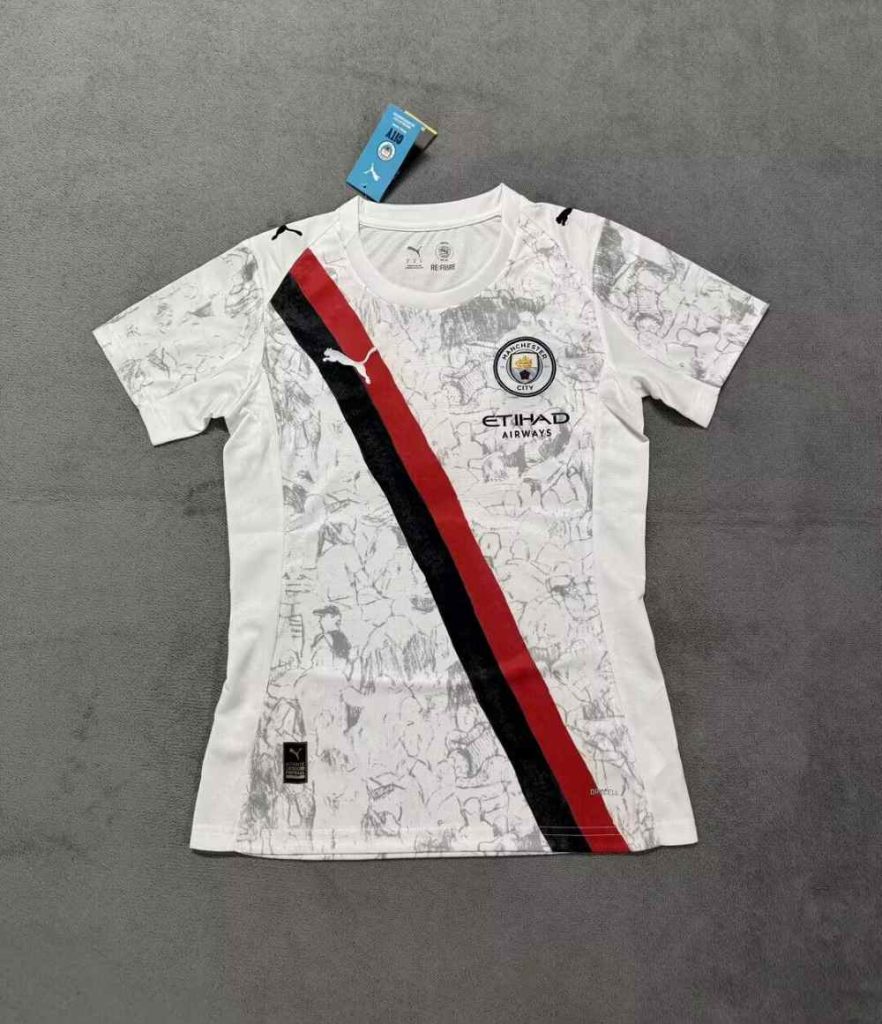 Mujer Manchester City 2025-26 Visitante Club World Cup Camiseta versión jugador