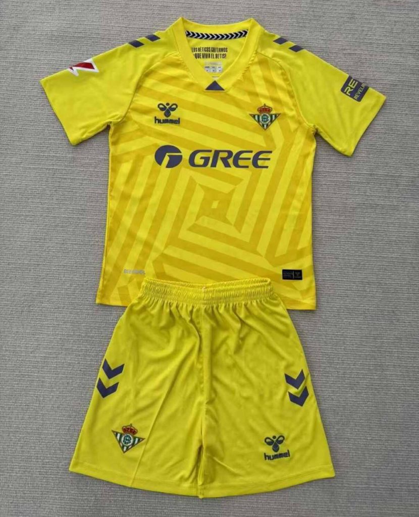 niños Real Betis 2025 Portero Kit