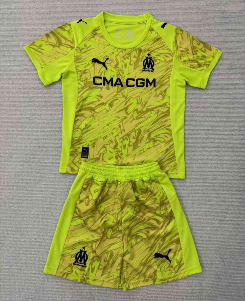 niños Marseille 2025-26 Portero Kit